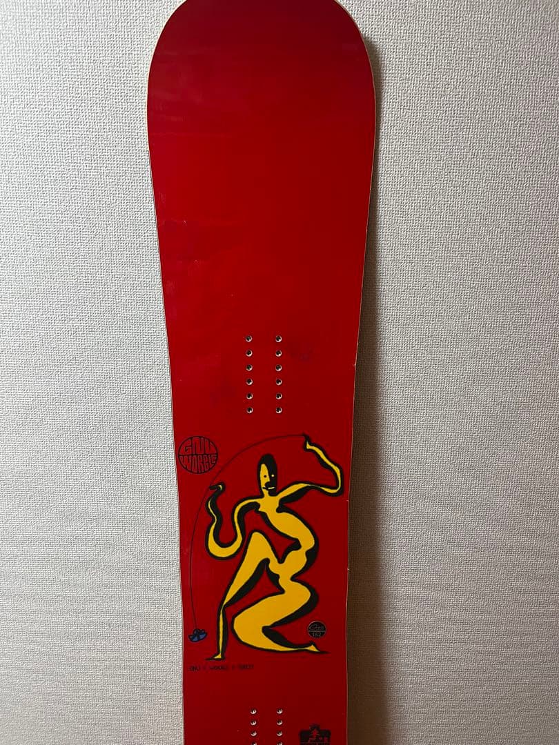 GNU 22 23 HEAD SPACE WORBLE コラボスノーボード