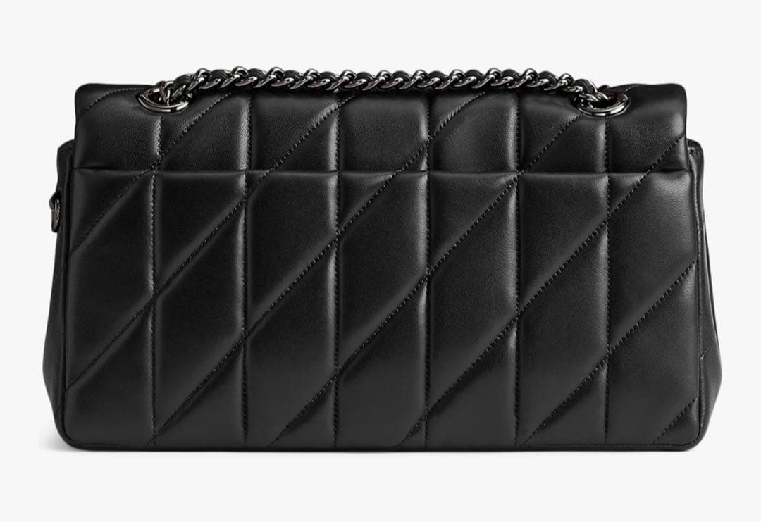 【新品】COACH タビー ショルダー バッグ 26・キルティング　ブラック金具