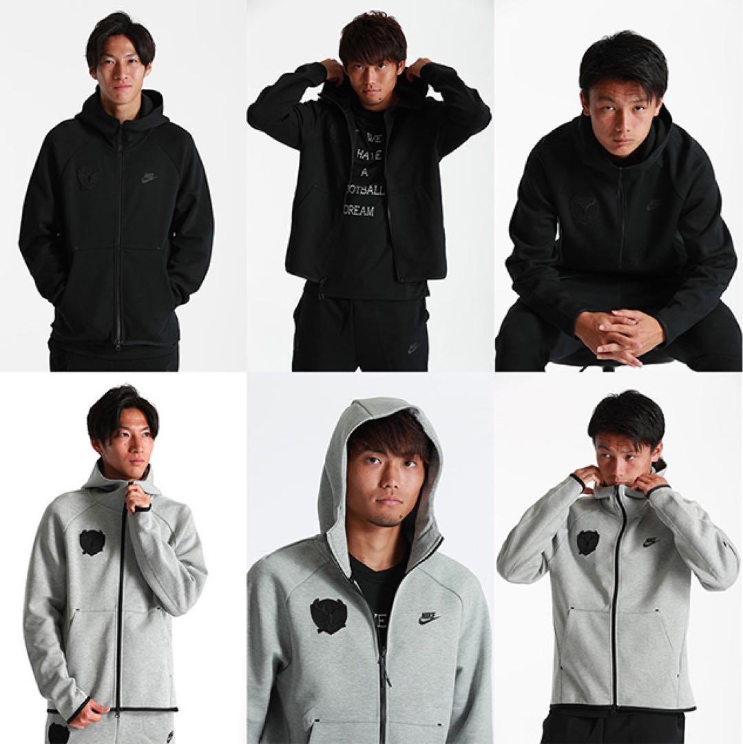 希少品　鹿島アントラーズ 19 NIKE テックフリースフルジップフーディ