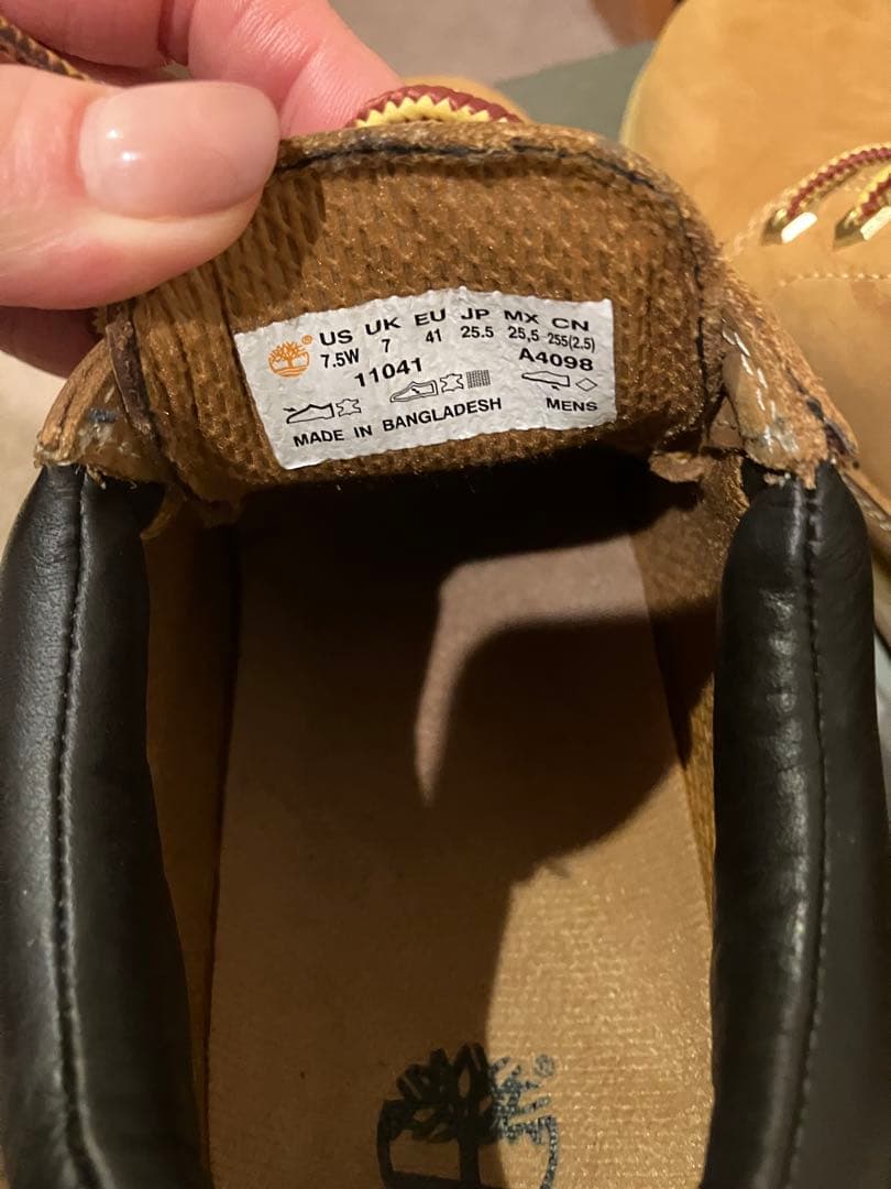 Timberland (ティンバーランド) ワークブーツ　ショートブーツ25.5