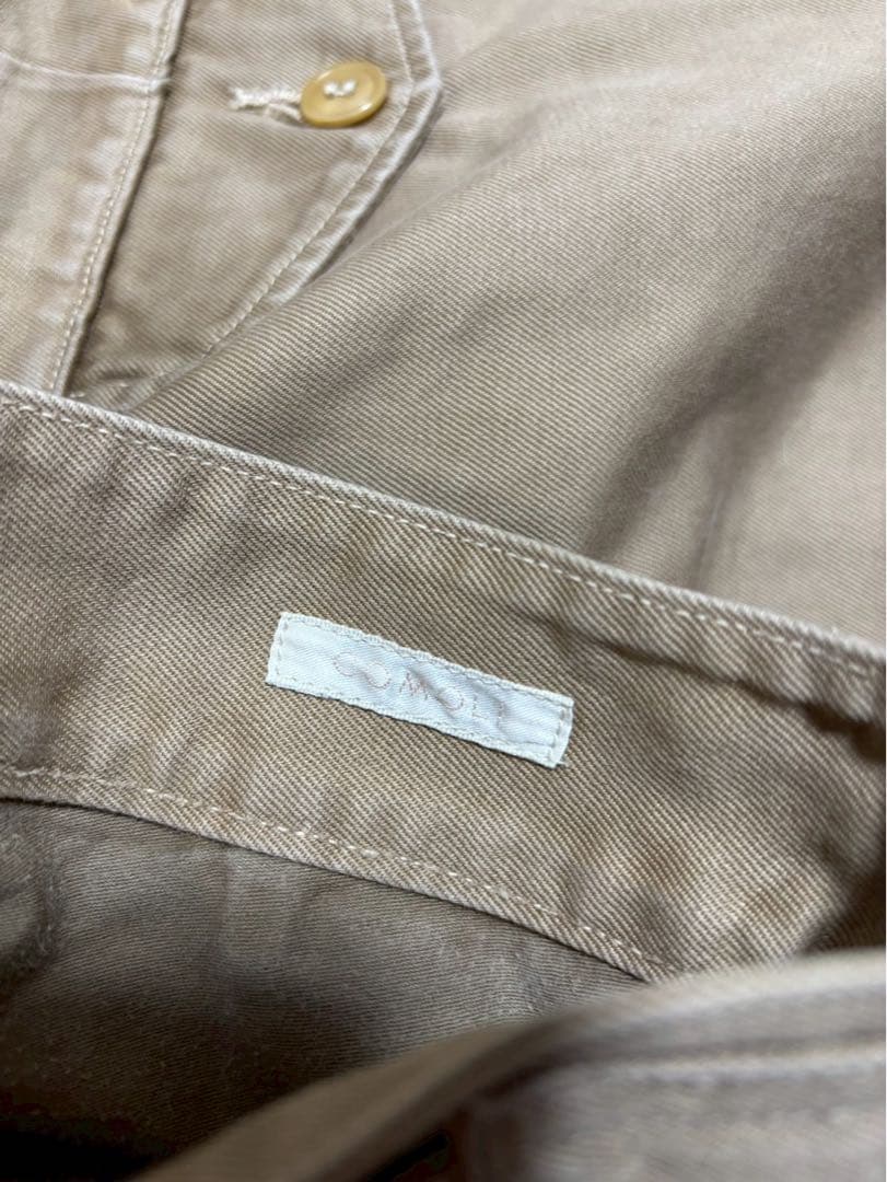 【専用】COMOLI ベルト付ワイドチノパンBELTED CHINO PANTS