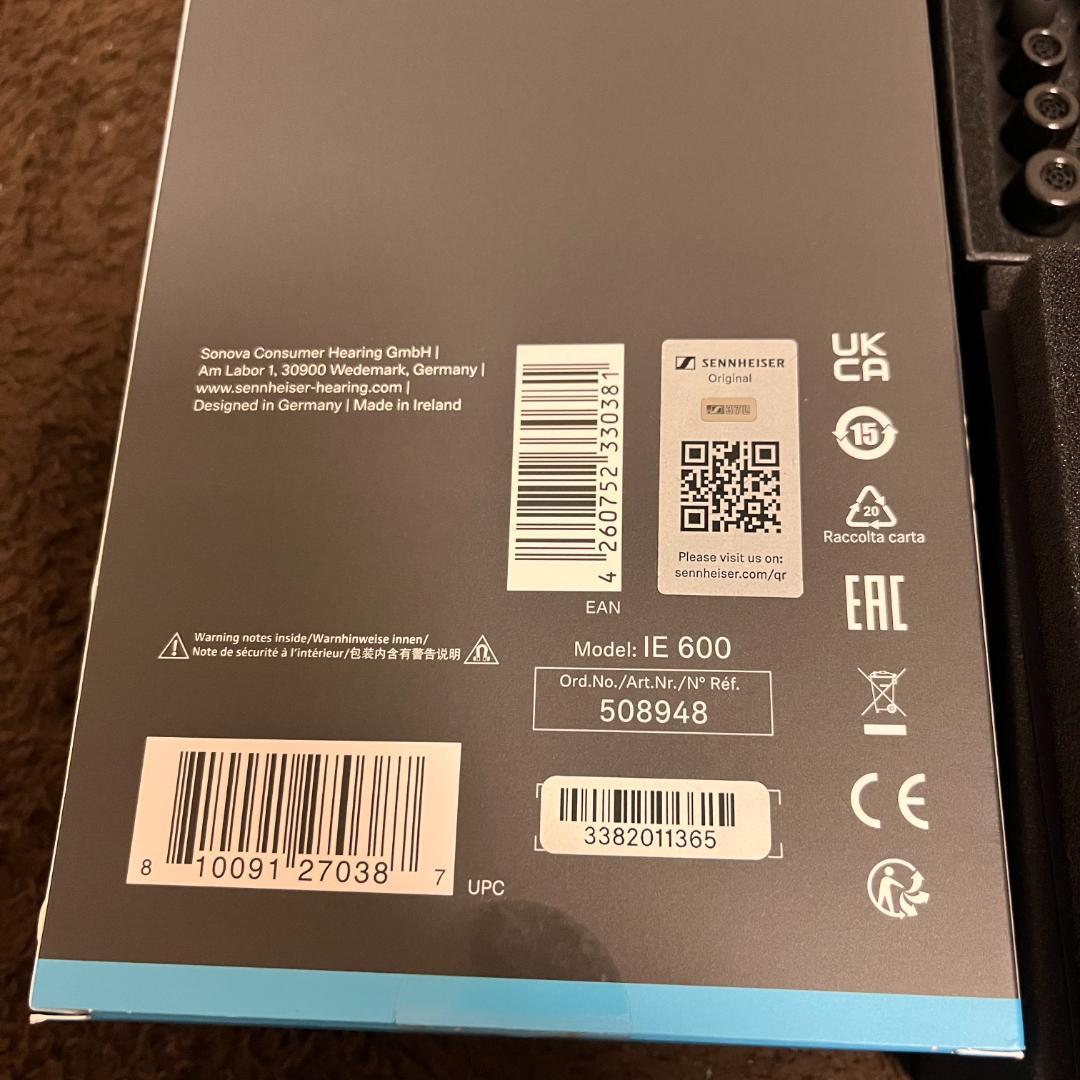 新品 訳あり SENNHEISER IE600 イヤホン