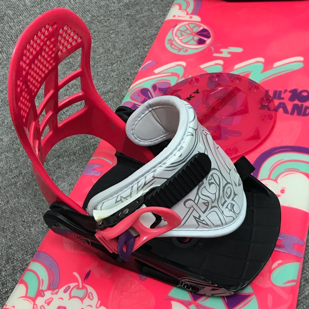 3点セット■美品■子供用■WAX済■K2 ボード ビンディング ブーツ 女の子