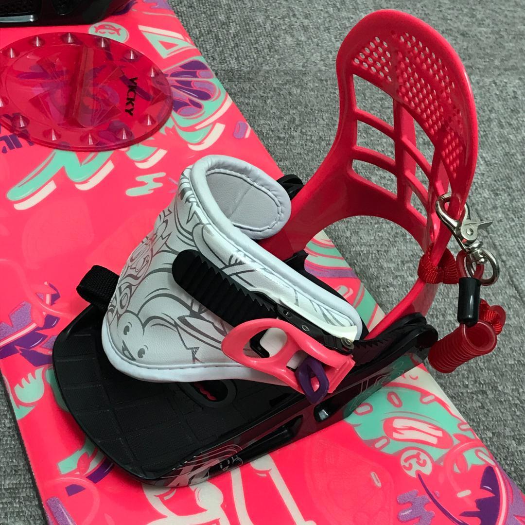3点セット■美品■子供用■WAX済■K2 ボード ビンディング ブーツ 女の子