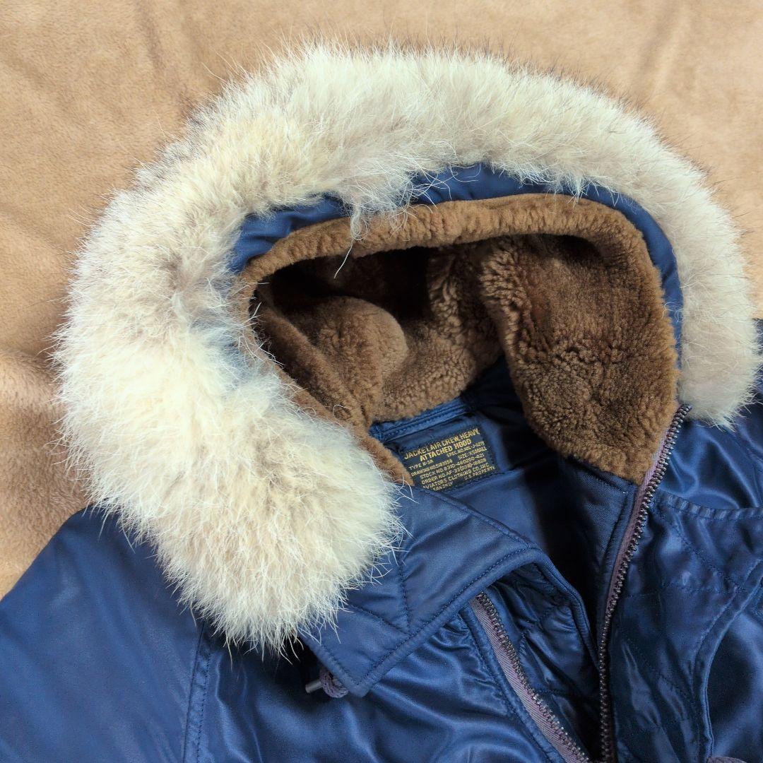 旧リアルマッコイズ　N-3Aネイビー ファー付きミリタリージャケット