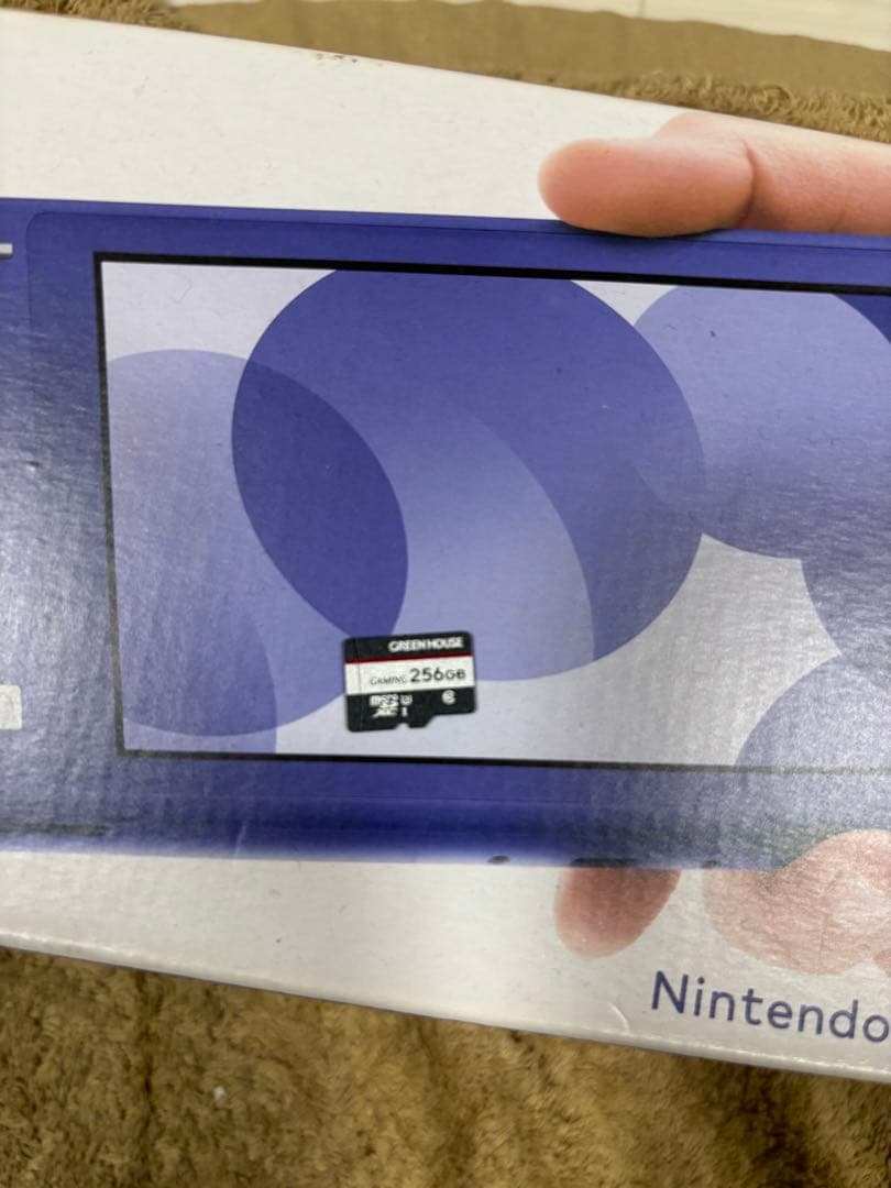 ニンテンドーSwitch lite 本体　ブルー　256GBのSDカード付き