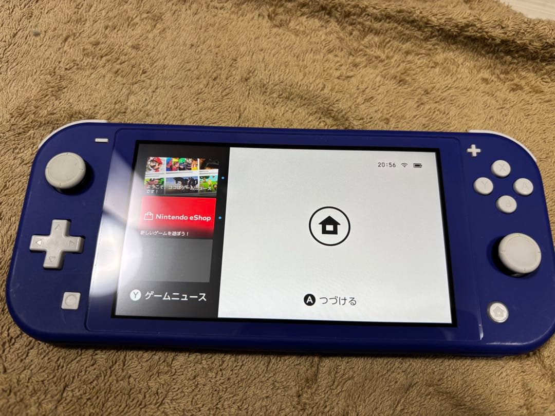 ニンテンドーSwitch lite 本体　ブルー　256GBのSDカード付き