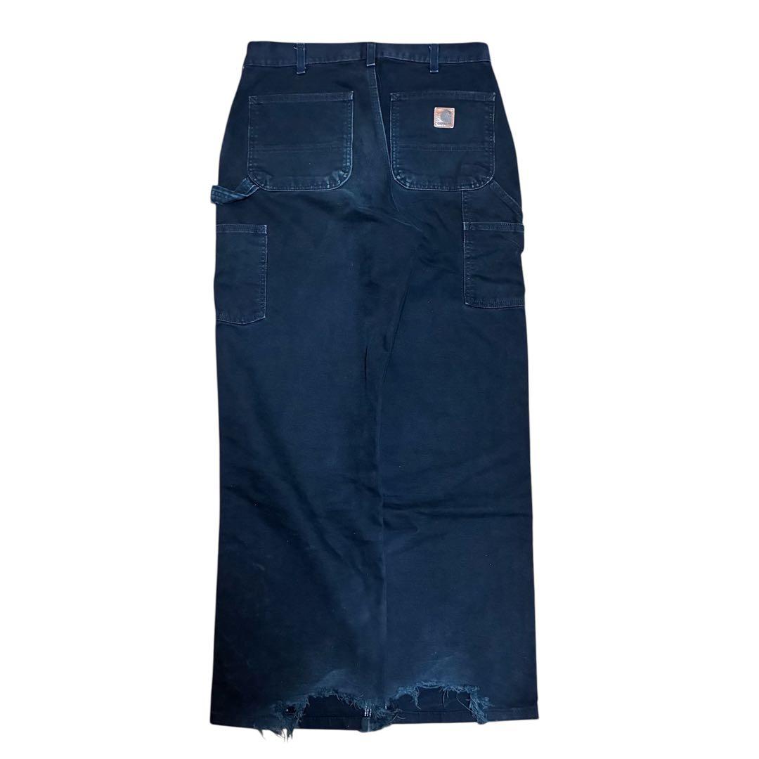 パンツ 00s carhartt black painter pants