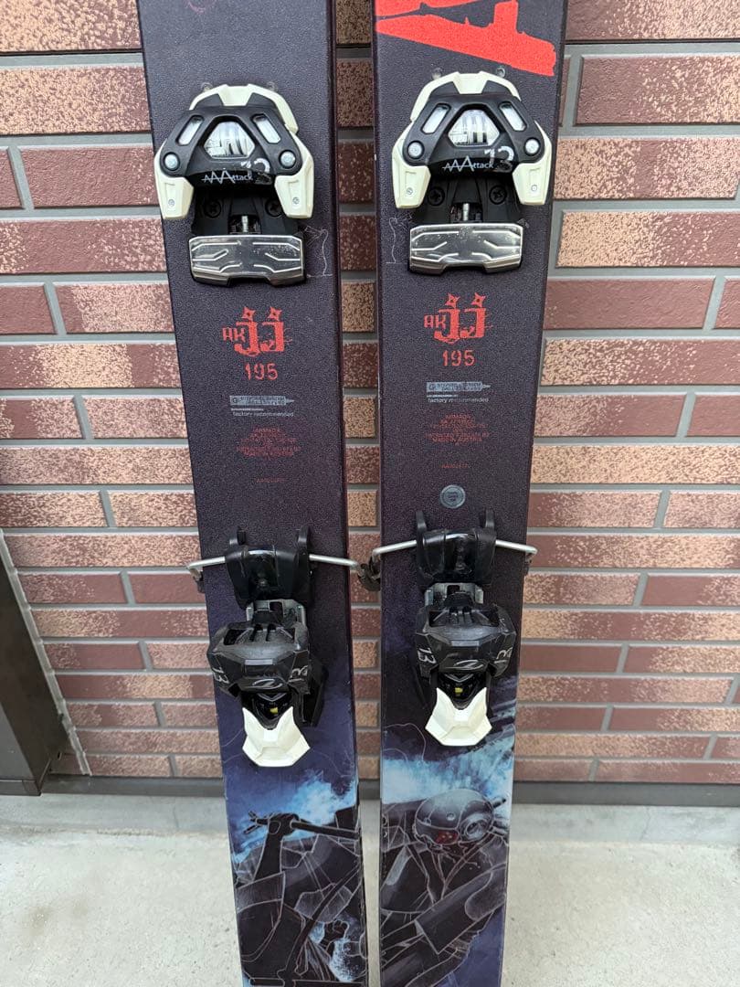 ARMADA スキー板 バインディング付き