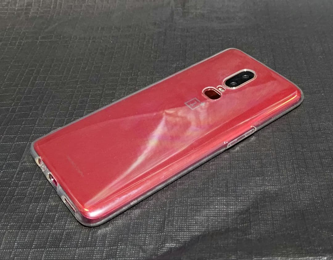（ジャンク）Oneplus6 赤 128GB