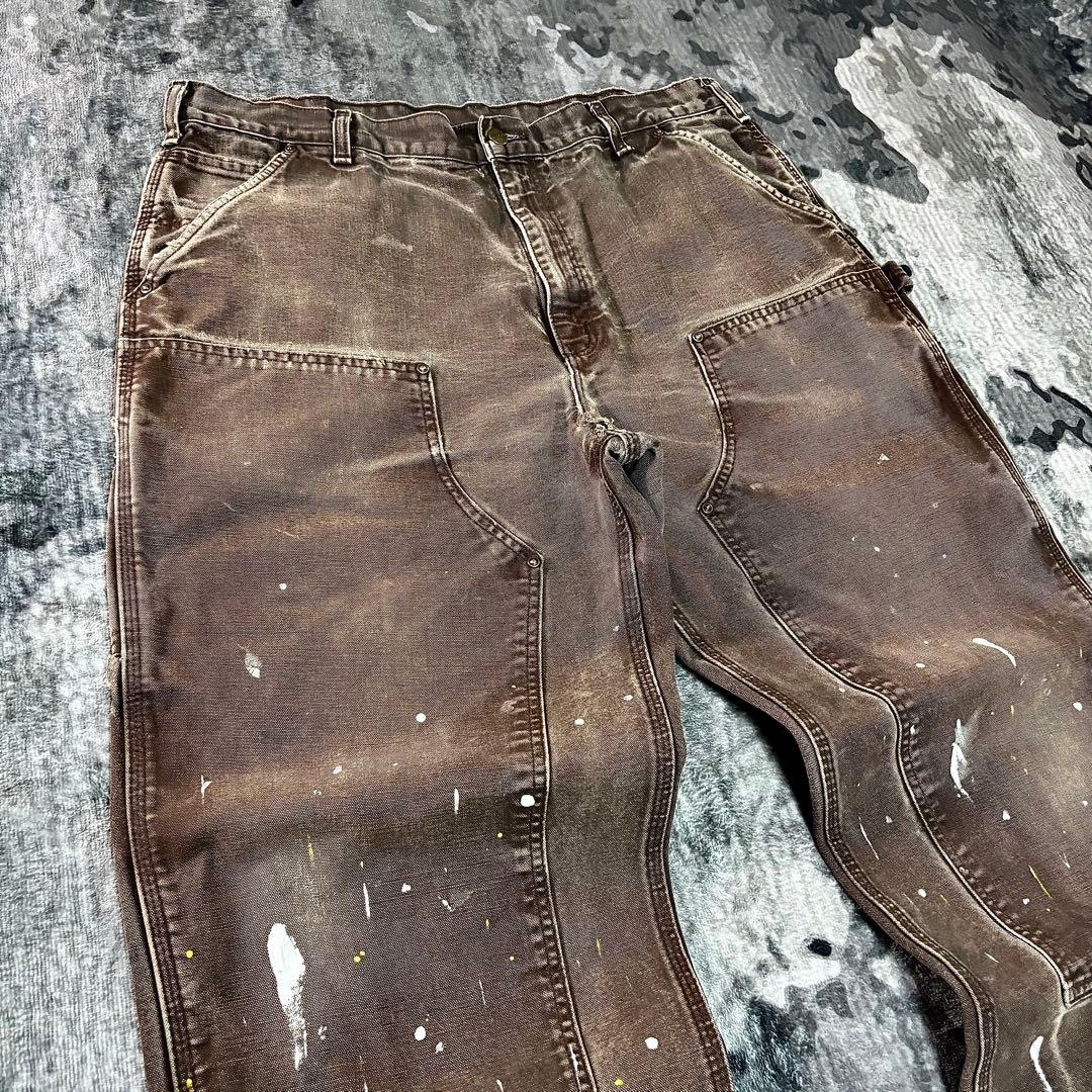 一点物 ペンキ加工 ゆるだぼ 鬼フェード 人気カラー ダック地 オーバーサイズ