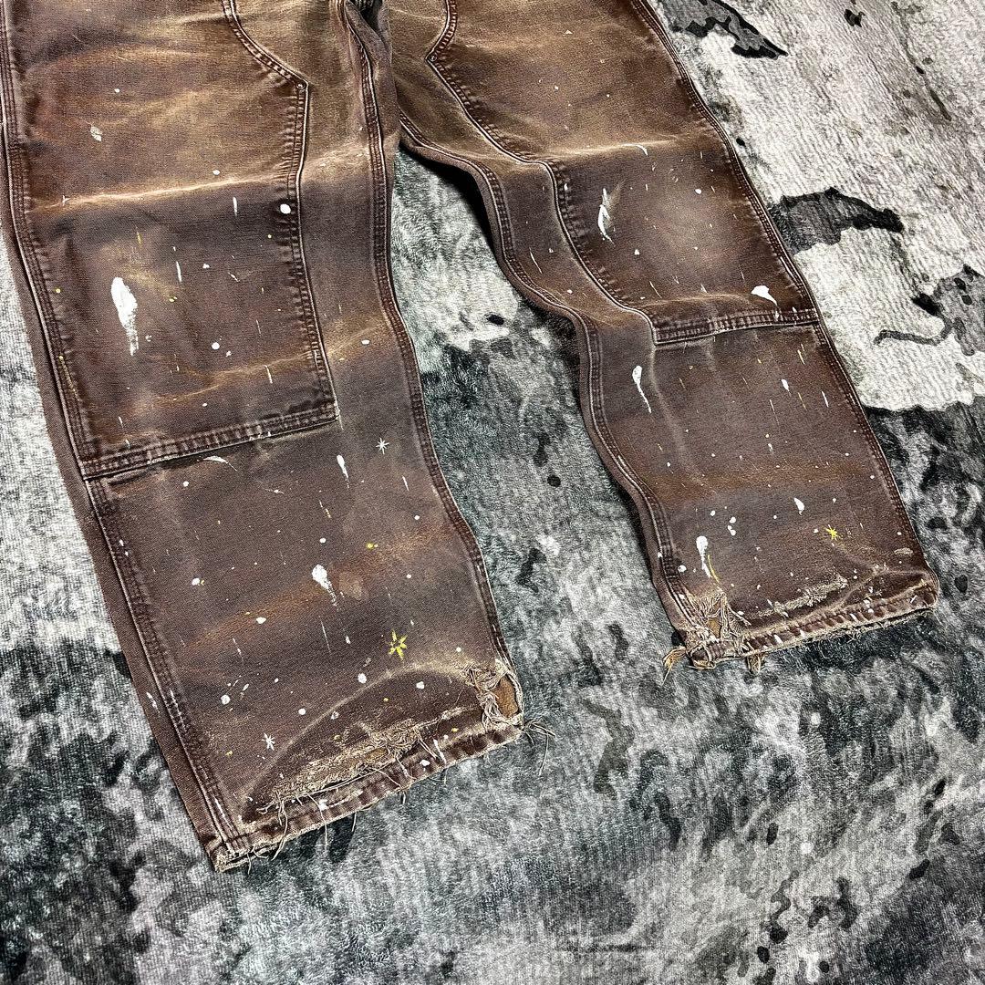 一点物 ペンキ加工 ゆるだぼ 鬼フェード 人気カラー ダック地 オーバーサイズ