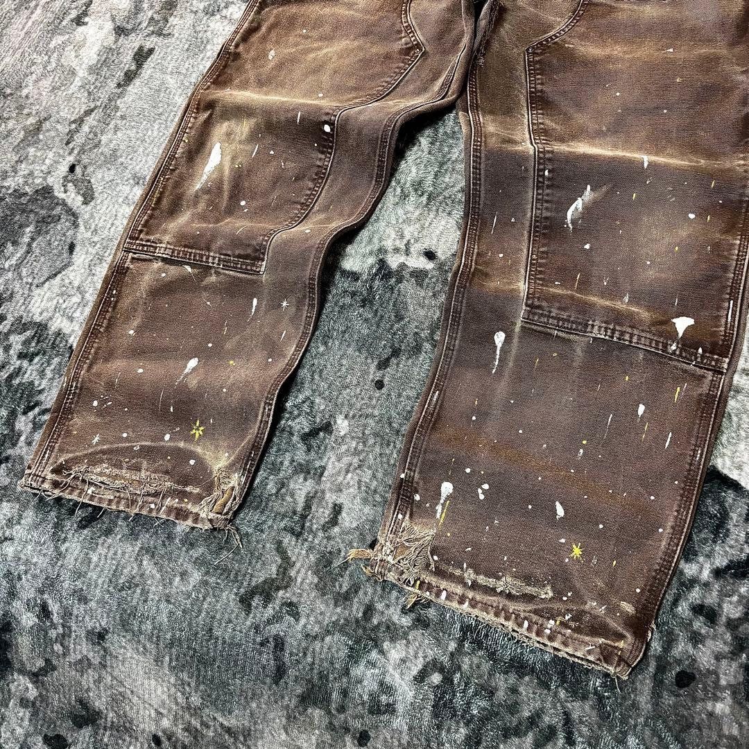 一点物 ペンキ加工 ゆるだぼ 鬼フェード 人気カラー ダック地 オーバーサイズ