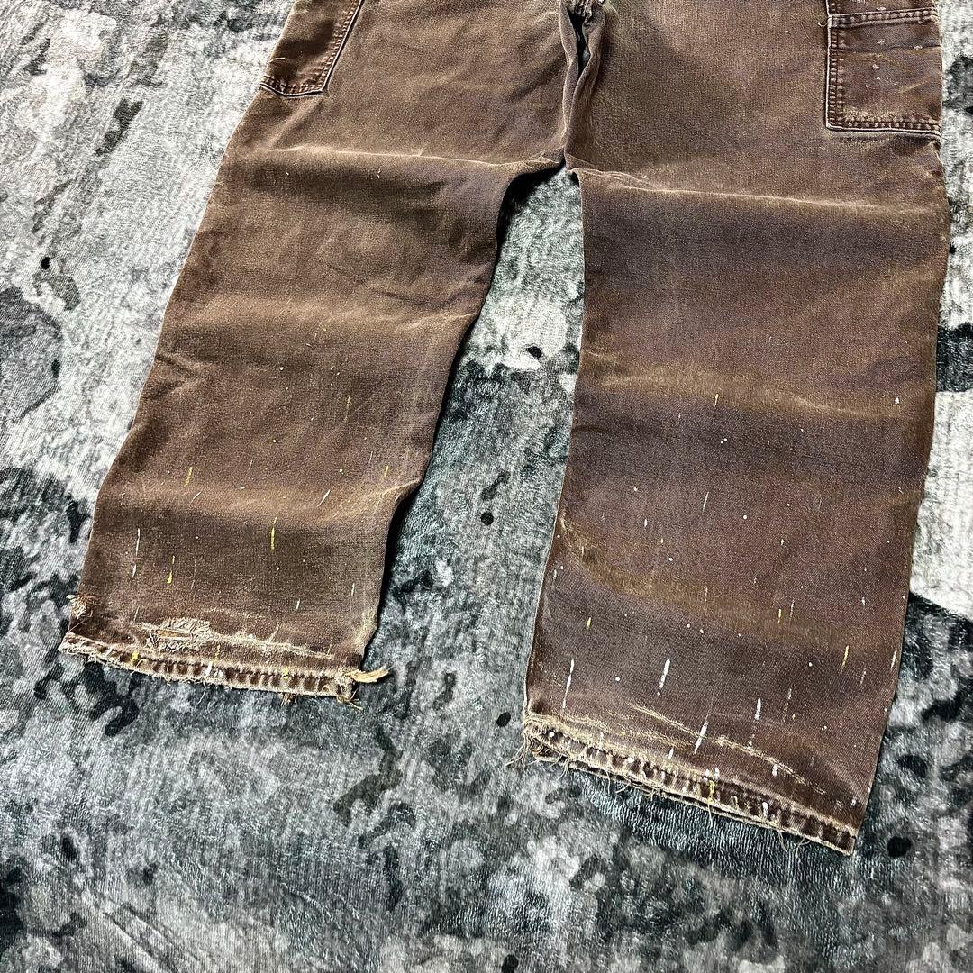 一点物 ペンキ加工 ゆるだぼ 鬼フェード 人気カラー ダック地 オーバーサイズ