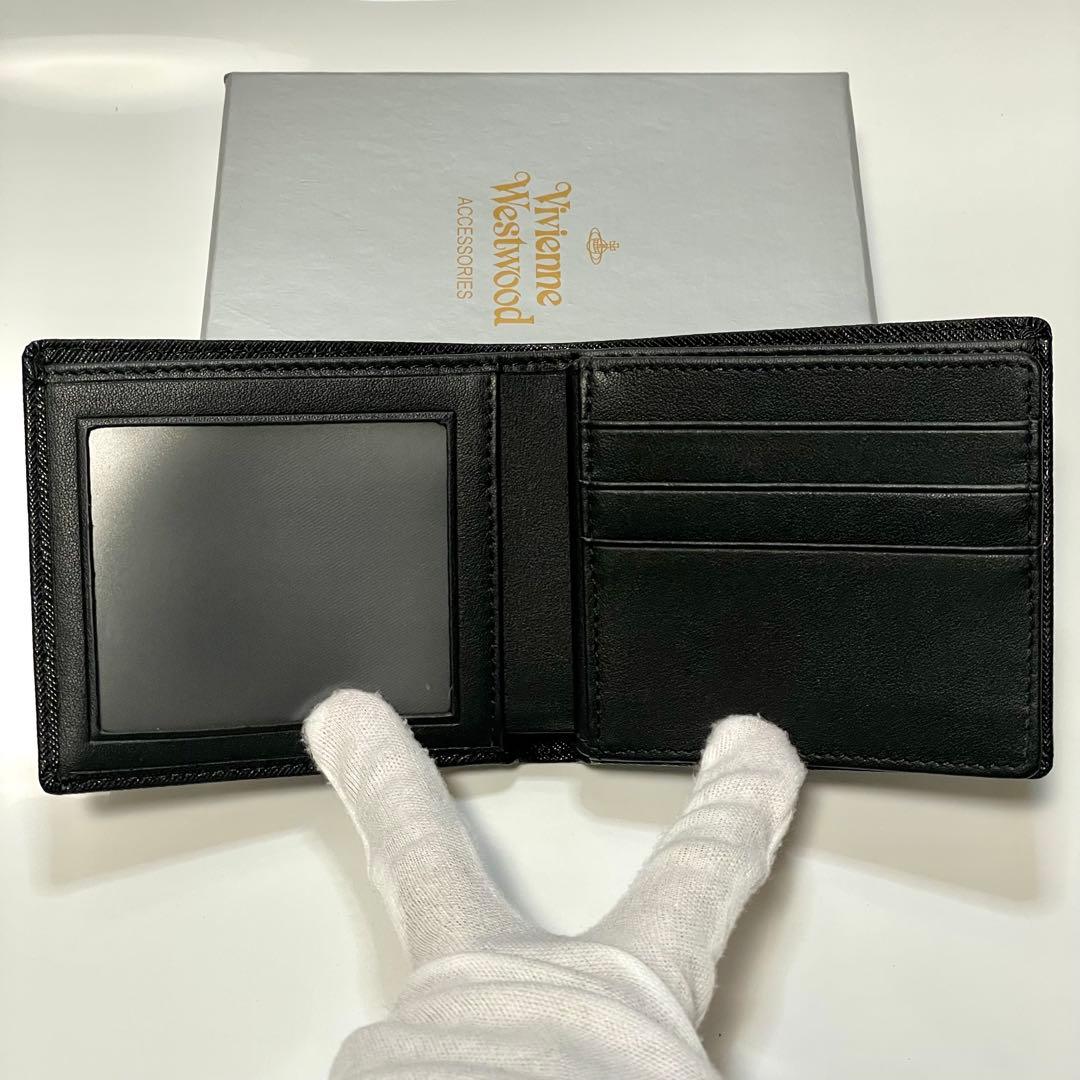 【新品未使用】Vivienne Westwood 二つ折り財布 ブラック 黒