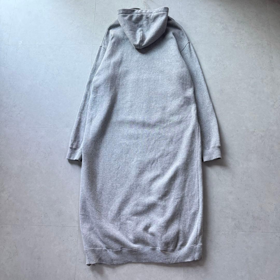 EVERYDAY I LIKE.スウェットドレスサイドジップワンピース フーディ