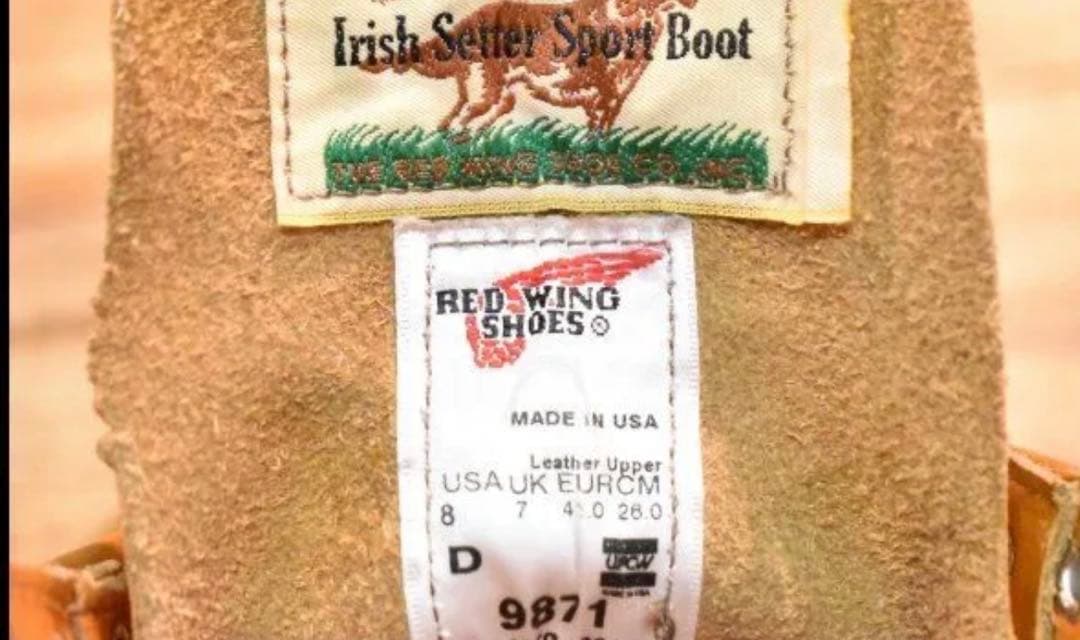 レッドウイング8D 9871 ゴールドラセット アイリッシュセッター