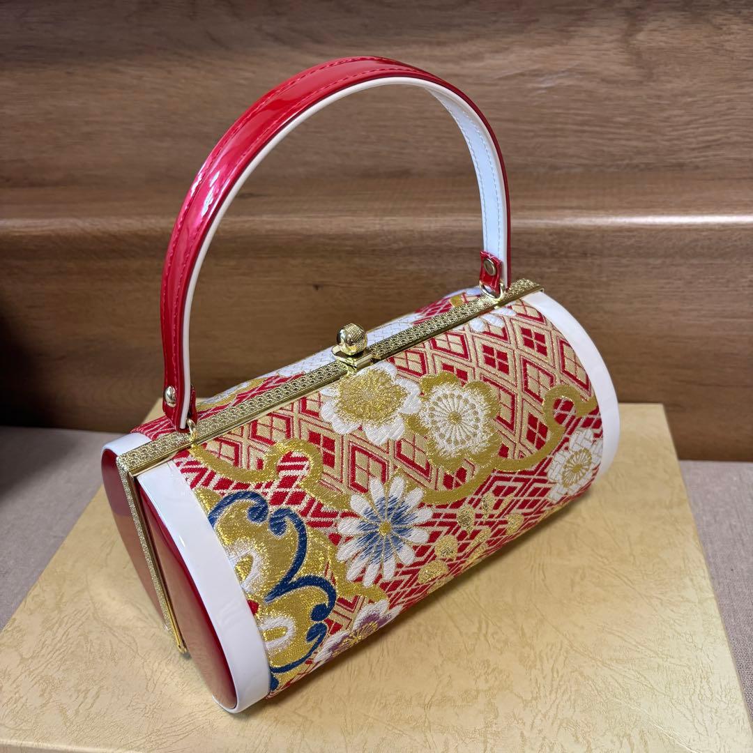 し*と様 草履バッグセット　成人式　厚底　赤