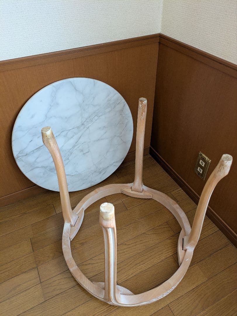 フレンチスタイル　大理石 センターテーブル