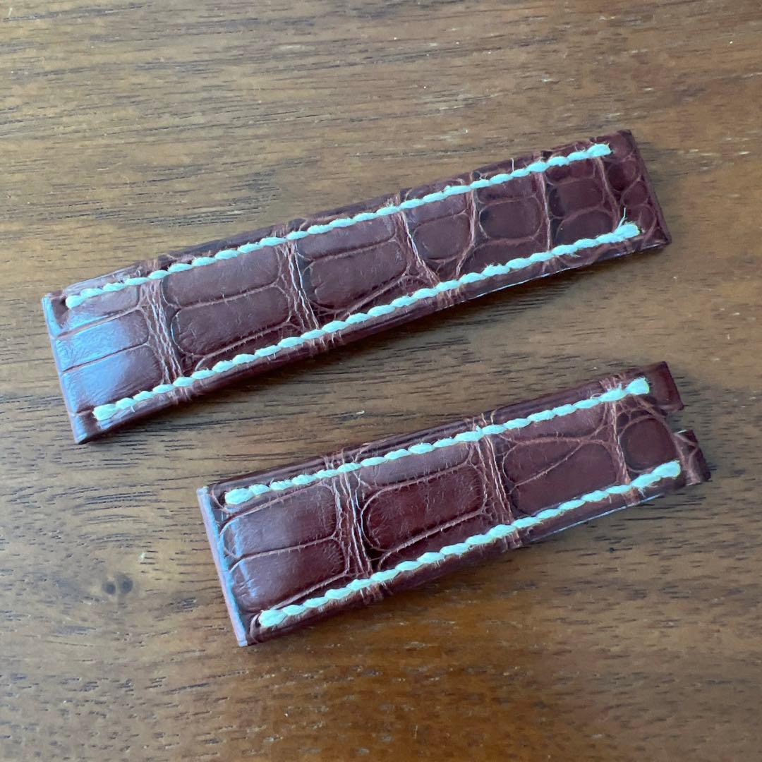 ROLEX ロレックス　純正　革ベルト　ストラップ　クロコ　デイトナ