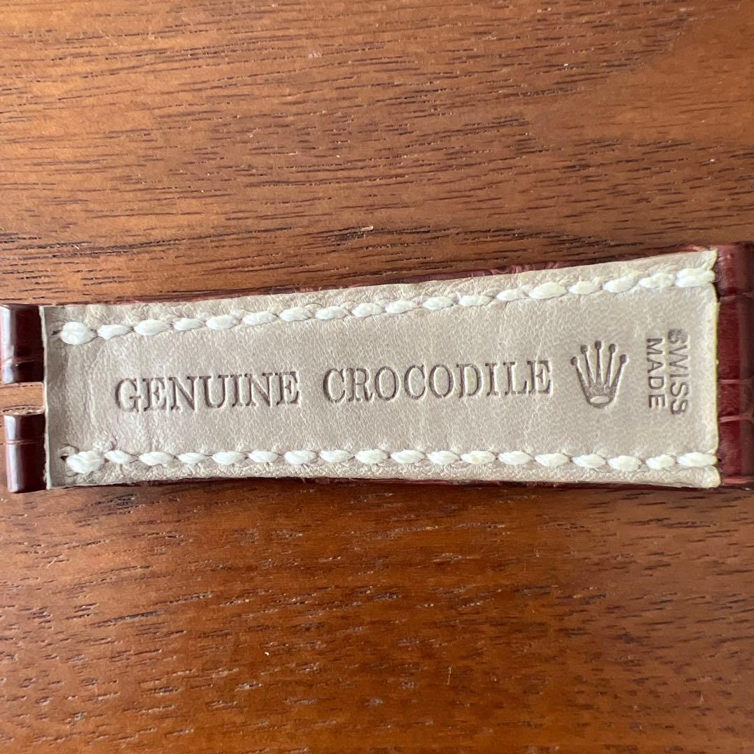 ROLEX ロレックス　純正　革ベルト　ストラップ　クロコ　デイトナ