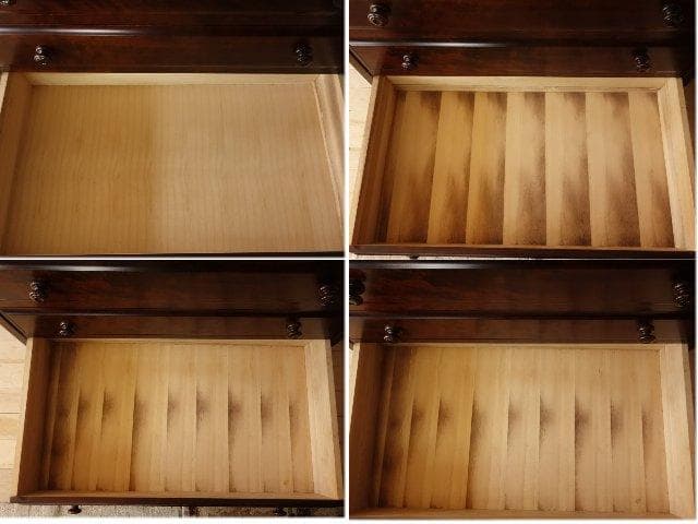 北海道民芸家具　整理タンス　チェスト　再塗装済　ＵＳＥＤ