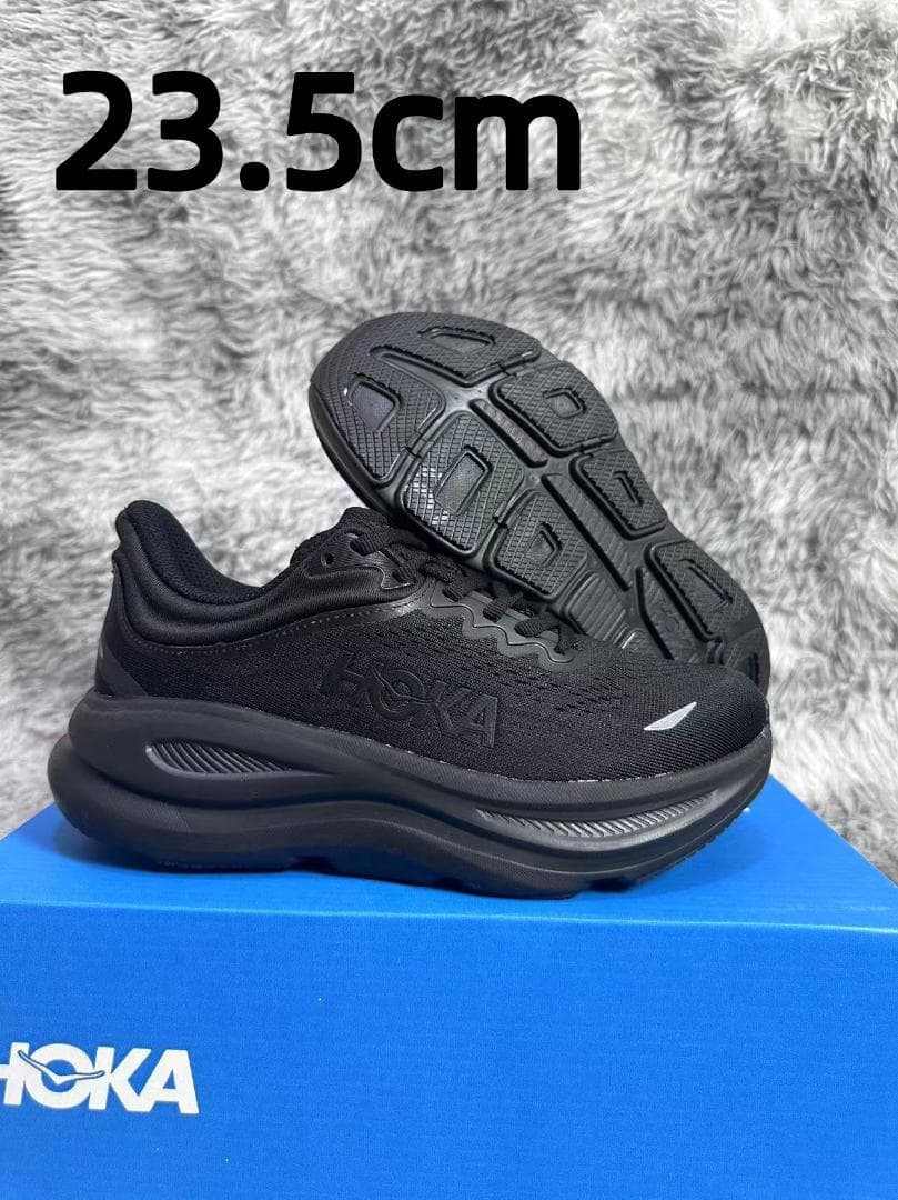 HOKA ONE ONE BONDI9 ボンダイ9 スニーカー ブラック23.5