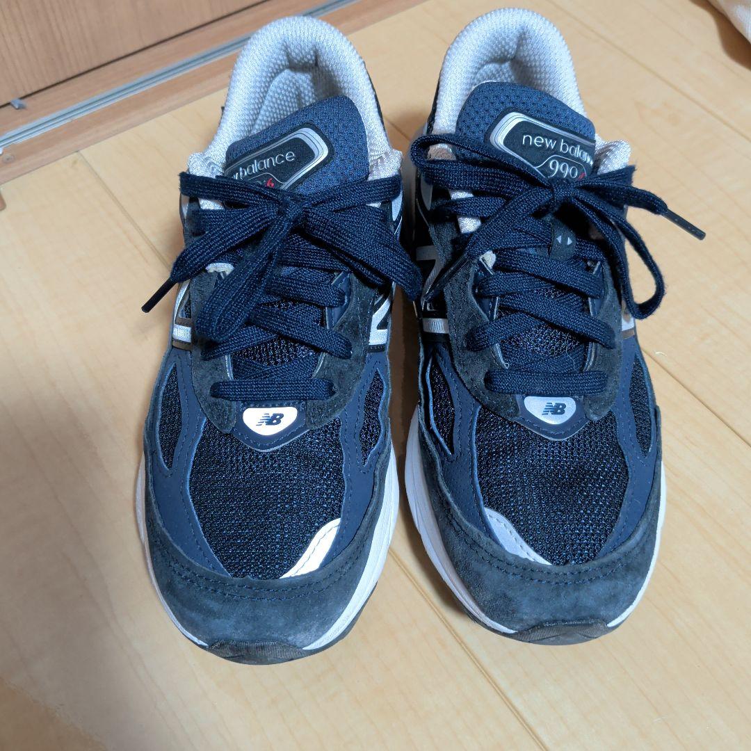 New Balance M990NV6 ネイビー　23センチ　usa