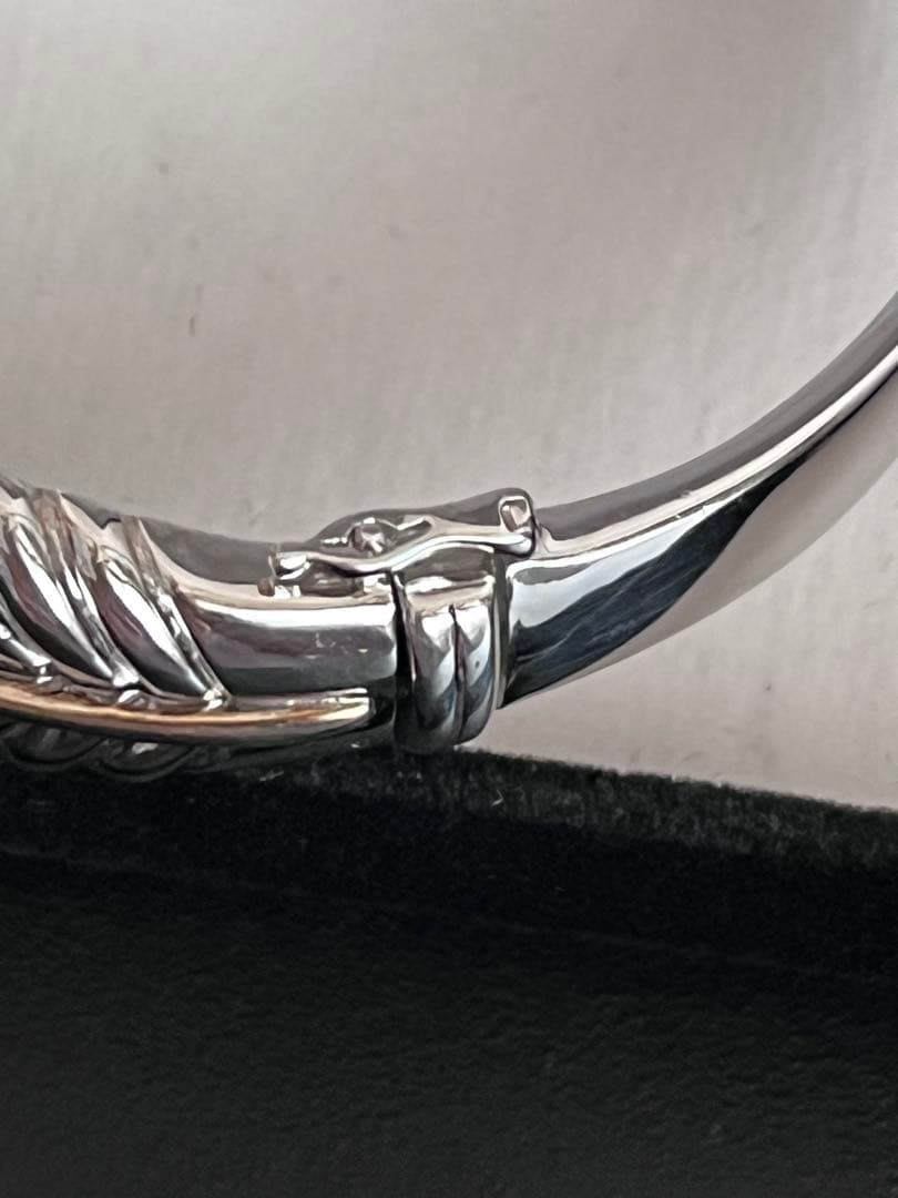 希少　Tiffany ティファニー　リーフ　フェザー　バングル　ブレスレット