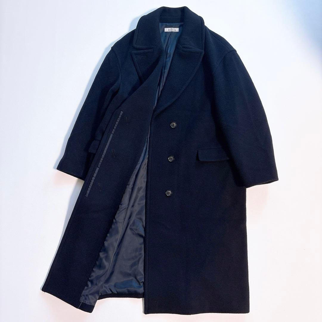 ジャーナルスタンダードレリューム チェスターコート アウター ネイビー 紺 38
