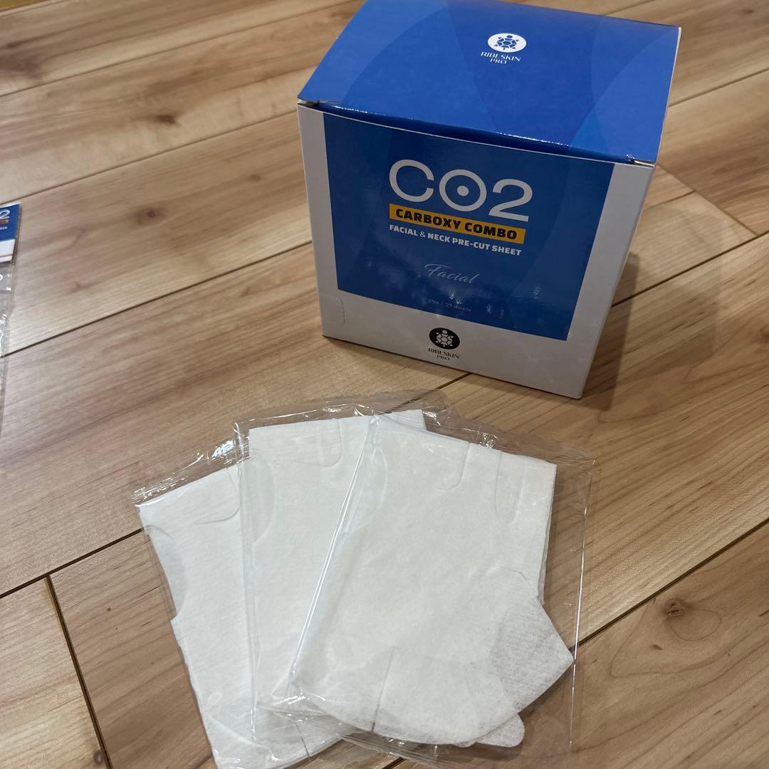 カーボキシー/業務用/単品/フェイス＆首用マスクのみ/10枚［蒸発防止シート付］