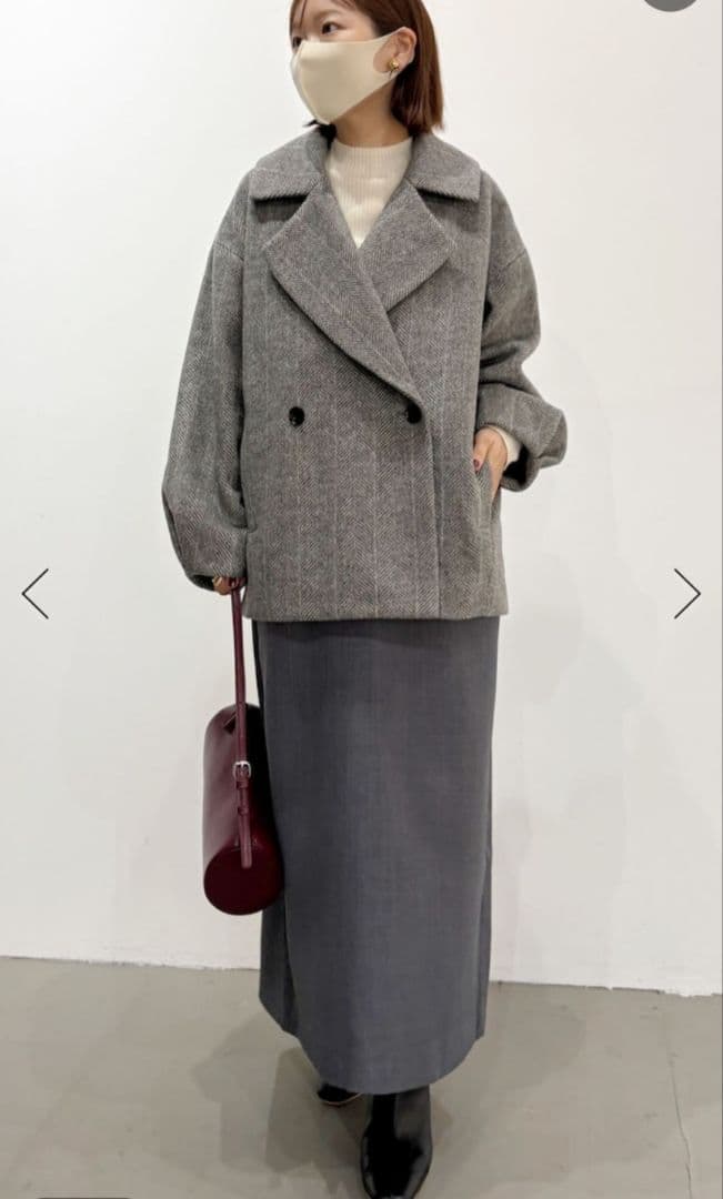 早いもの勝ち☆再お値下げ☆低身長caho146cm シャギージャコット