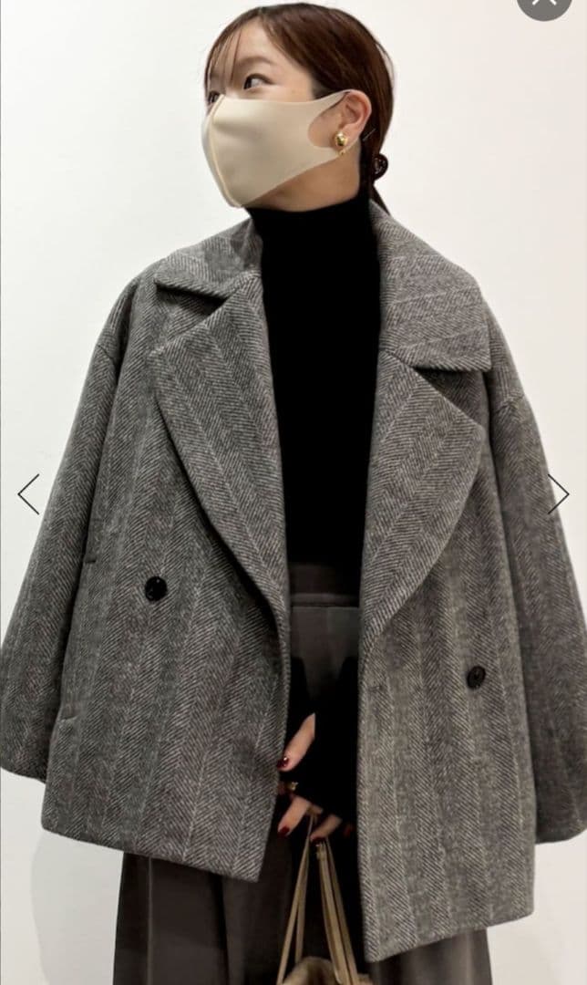 早いもの勝ち☆再お値下げ☆低身長caho146cm シャギージャコット