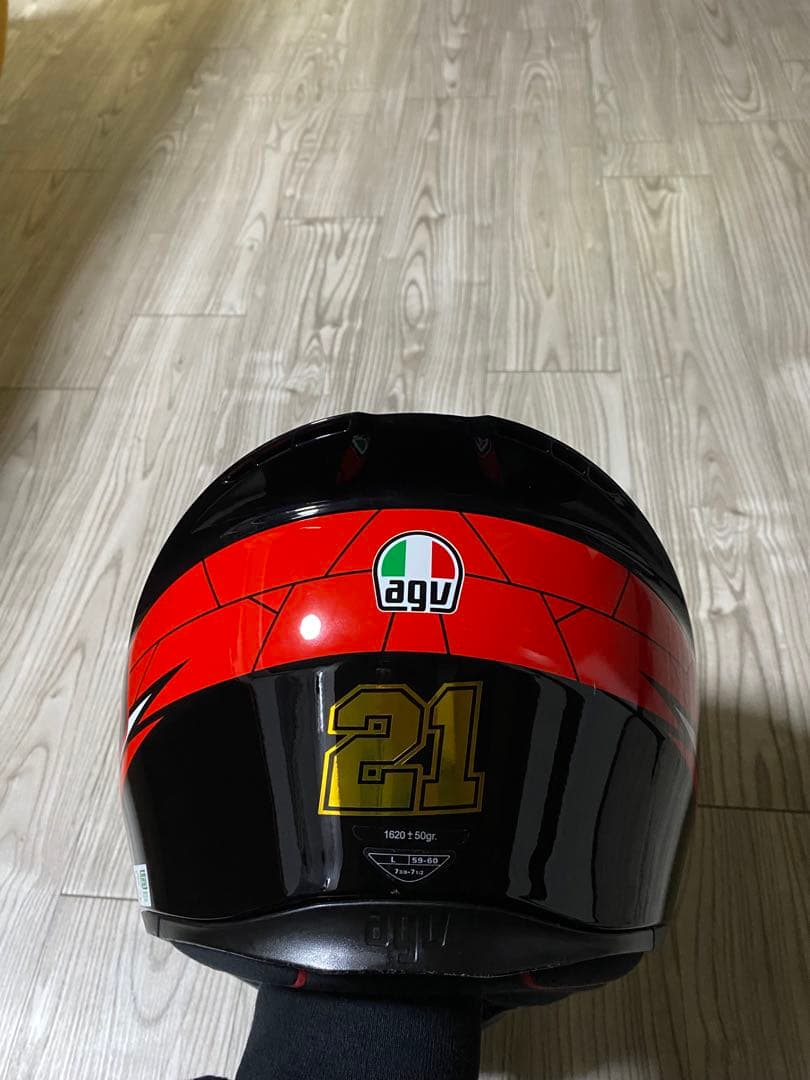 セキュリティ・セーフティ AGV K1 016-SHIFT BLACK/WHITE/RED