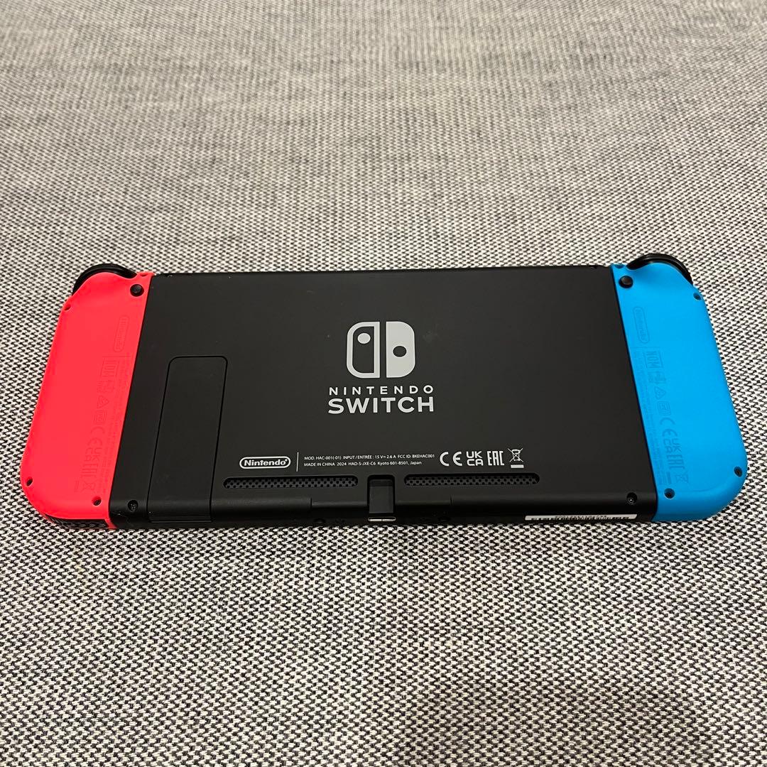 Nintendo Switch 本体 （別売りコントローラ、保護フィルム付き）