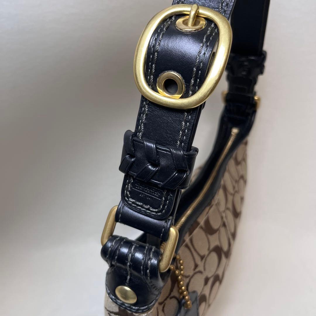 美品 コーチ ワンショルダーバッグ シグネチャー ミニバッグ 11430 y2k