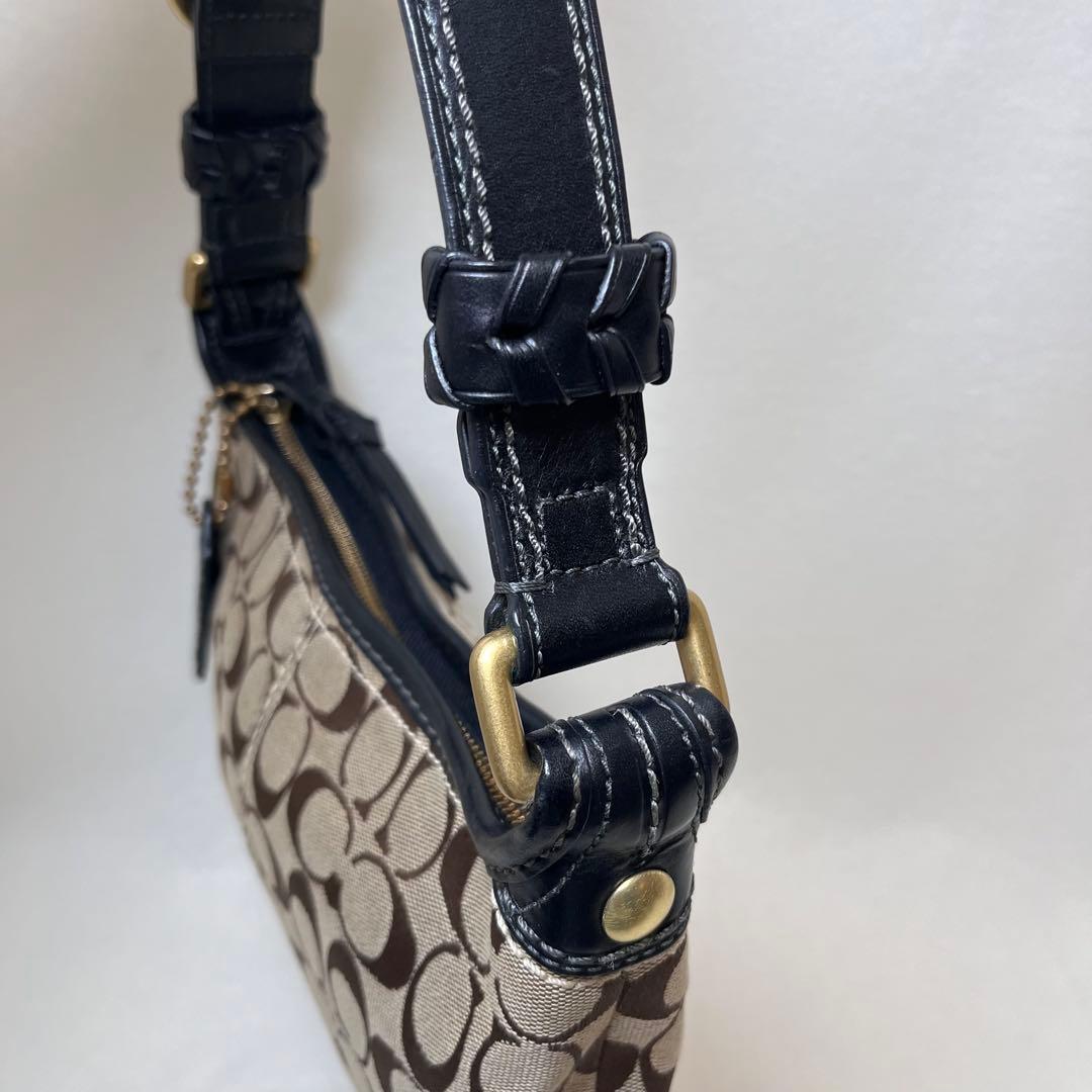 美品 コーチ ワンショルダーバッグ シグネチャー ミニバッグ 11430 y2k