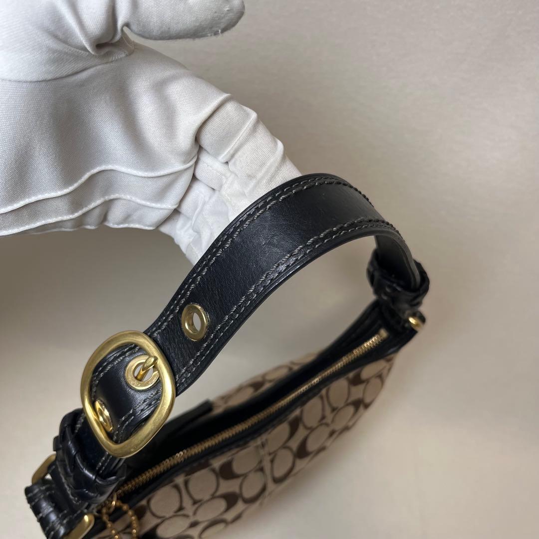 美品 コーチ ワンショルダーバッグ シグネチャー ミニバッグ 11430 y2k