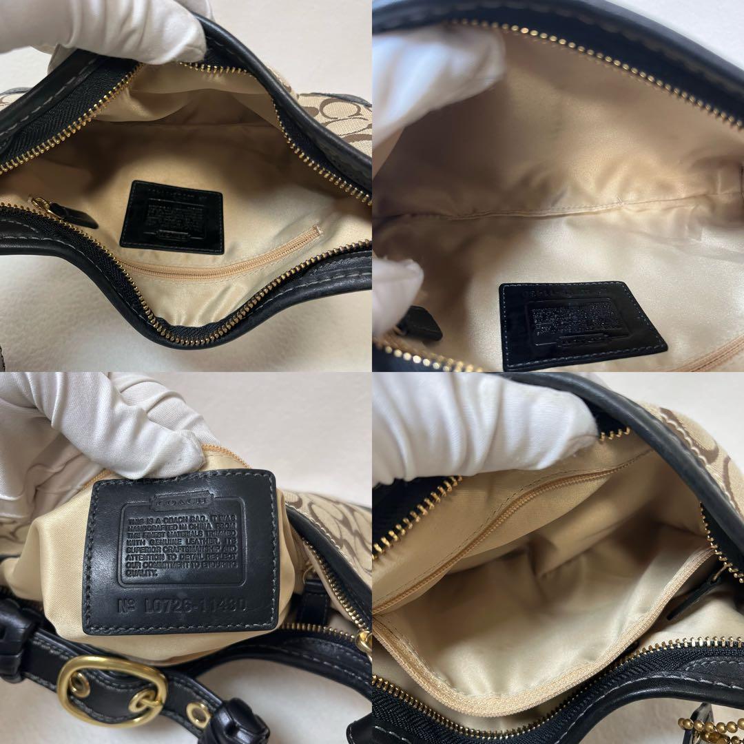 美品 コーチ ワンショルダーバッグ シグネチャー ミニバッグ 11430 y2k