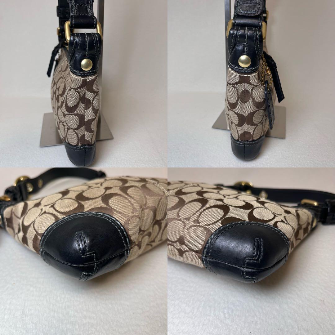 美品 コーチ ワンショルダーバッグ シグネチャー ミニバッグ 11430 y2k