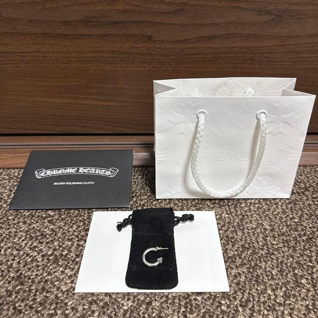 クロムハーツ プレーンフープイヤリング(ピアス)