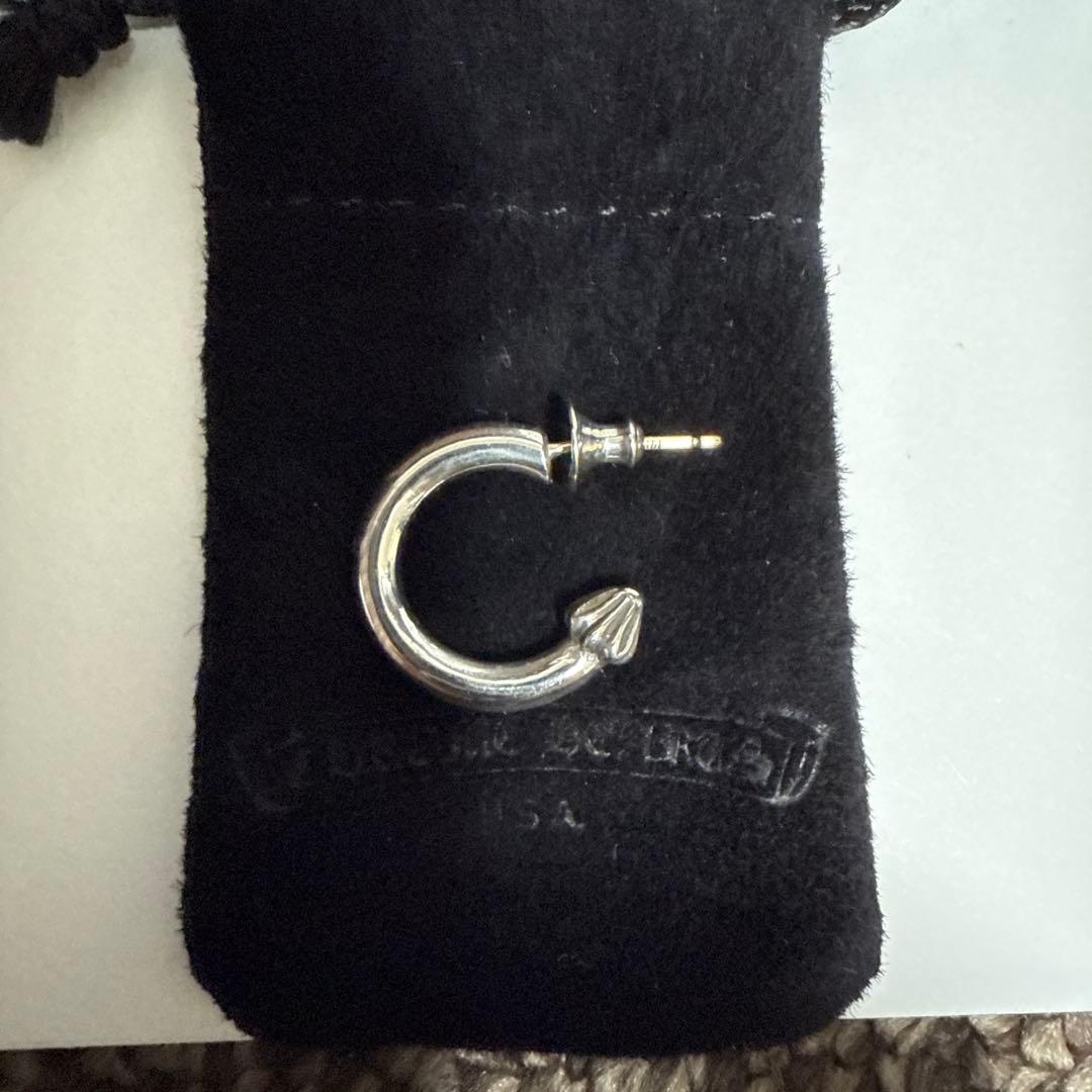 クロムハーツ プレーンフープイヤリング(ピアス)