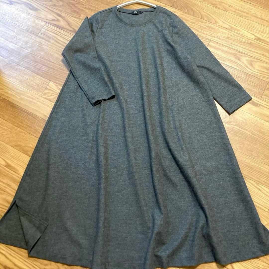 M.Fil ウール100% Aライン　チュニック　ワンピース　38