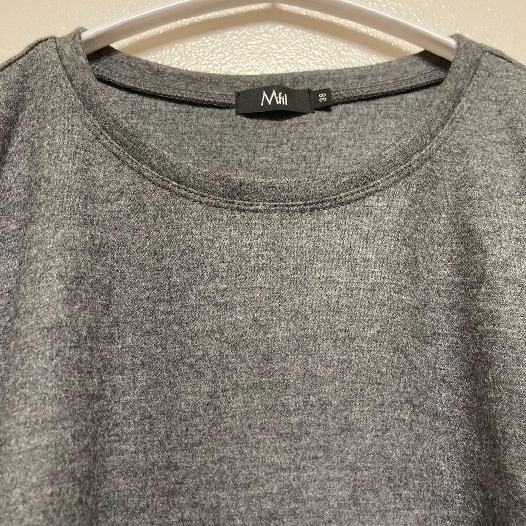 M.Fil ウール100% Aライン　チュニック　ワンピース　38