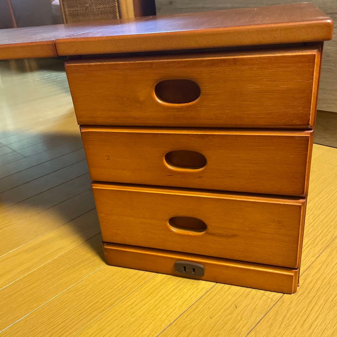 木製デスク 折りたたみ文机　座机