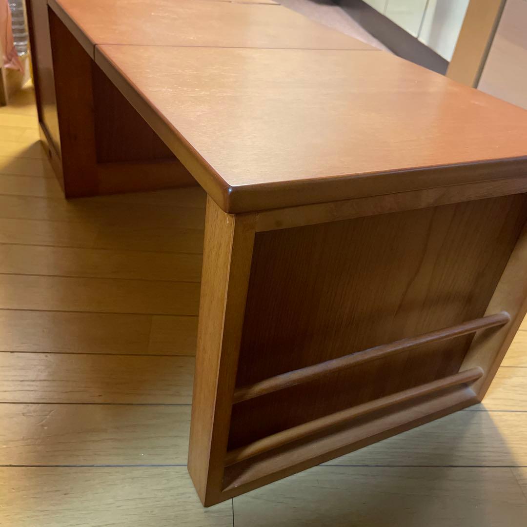 木製デスク 折りたたみ文机　座机