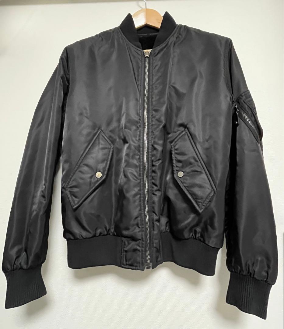 イヴサロモン　YVES SALOMON ARMY メンズジャケット　ブラック44