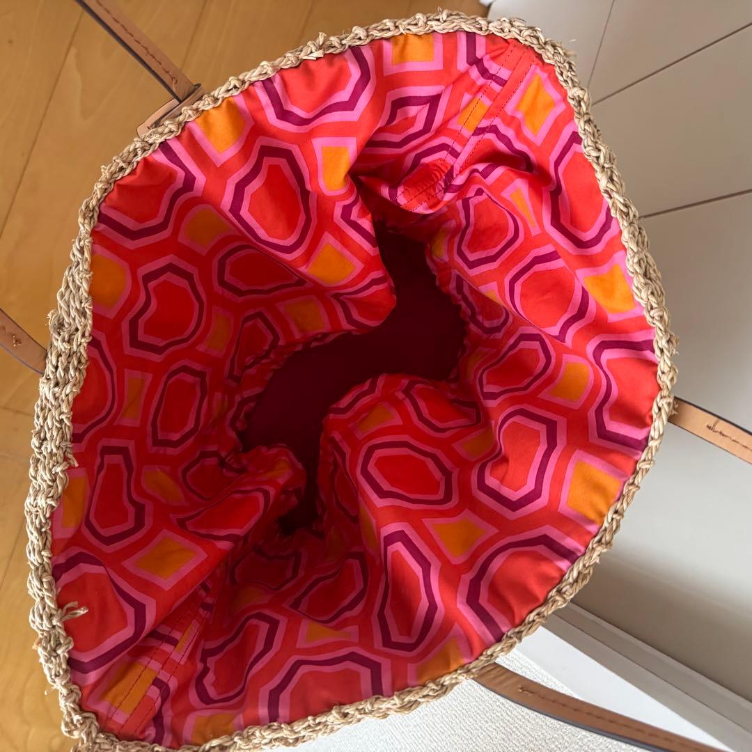 【美品】トリーバーチ かごバッグ ベージュ