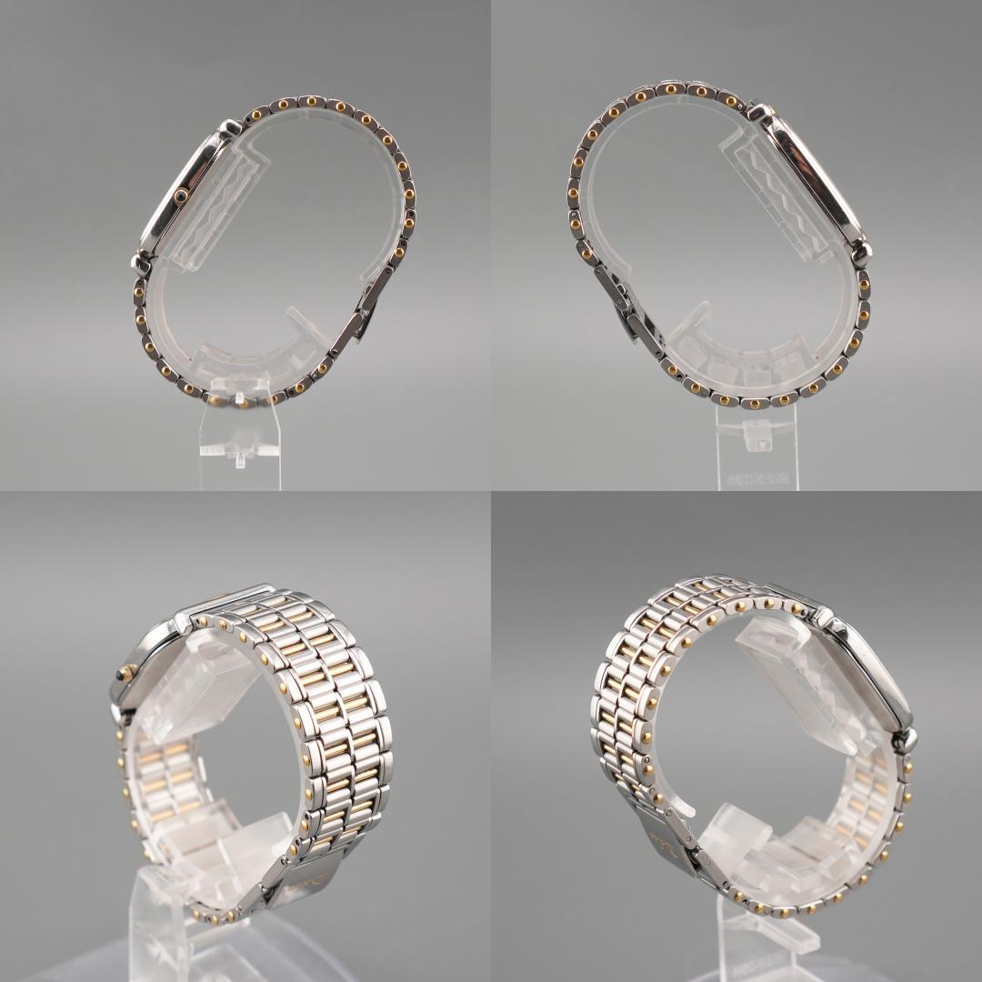 稼働 SEIKO DOLCE スクエア ローマ文字 腕時計 新品電池 クォーツ