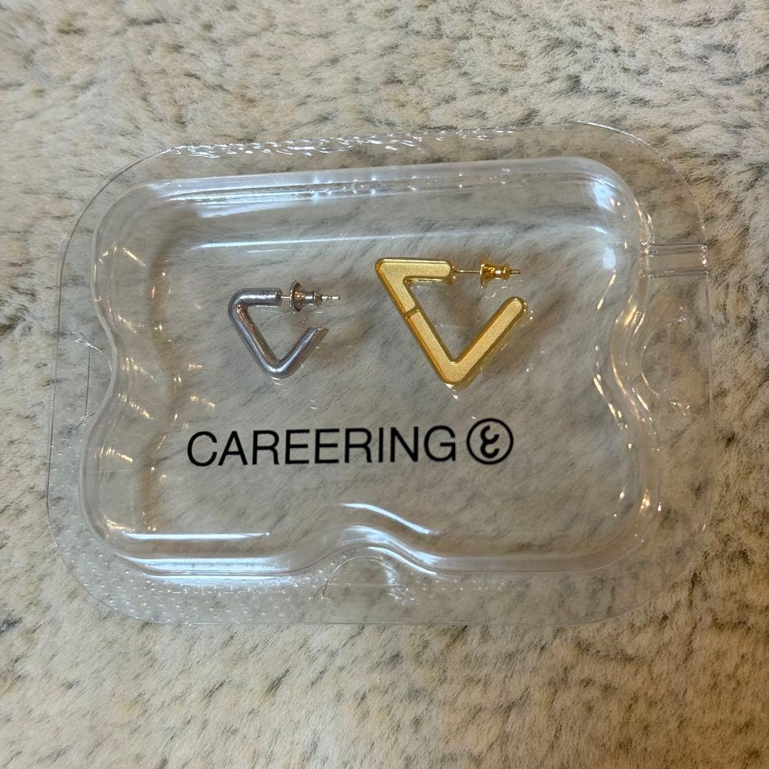 JJCAREERING TRIANGLEトライアングル ピアス シルバー